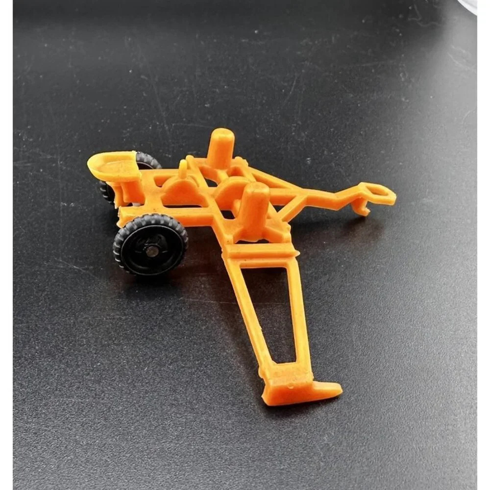 1959 Allstate Marx Happi Time Farm Corn Planter‎ Orange Plastic Vintage Sears